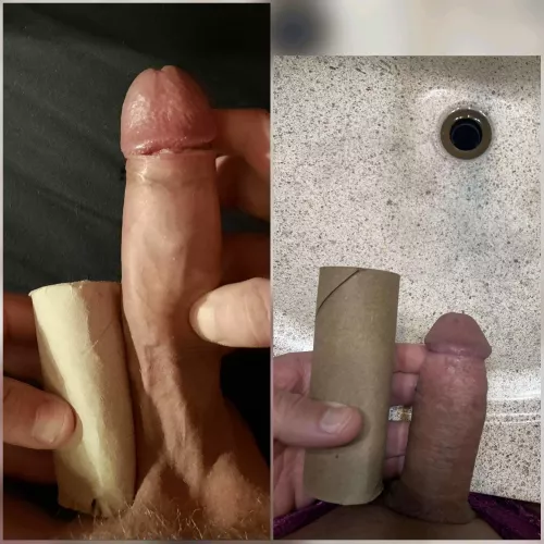 Me vs. u/cbish199 compared 😁 The difference is enormous, I'm on the left