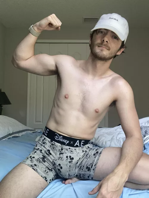 mickey is looking a little stuffed down there