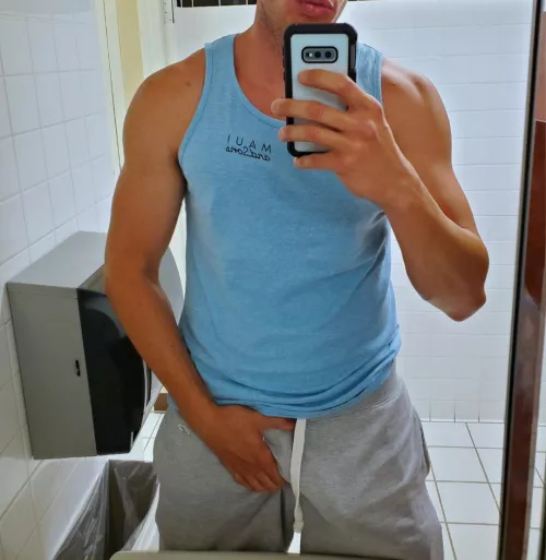 Mid workout and this happens