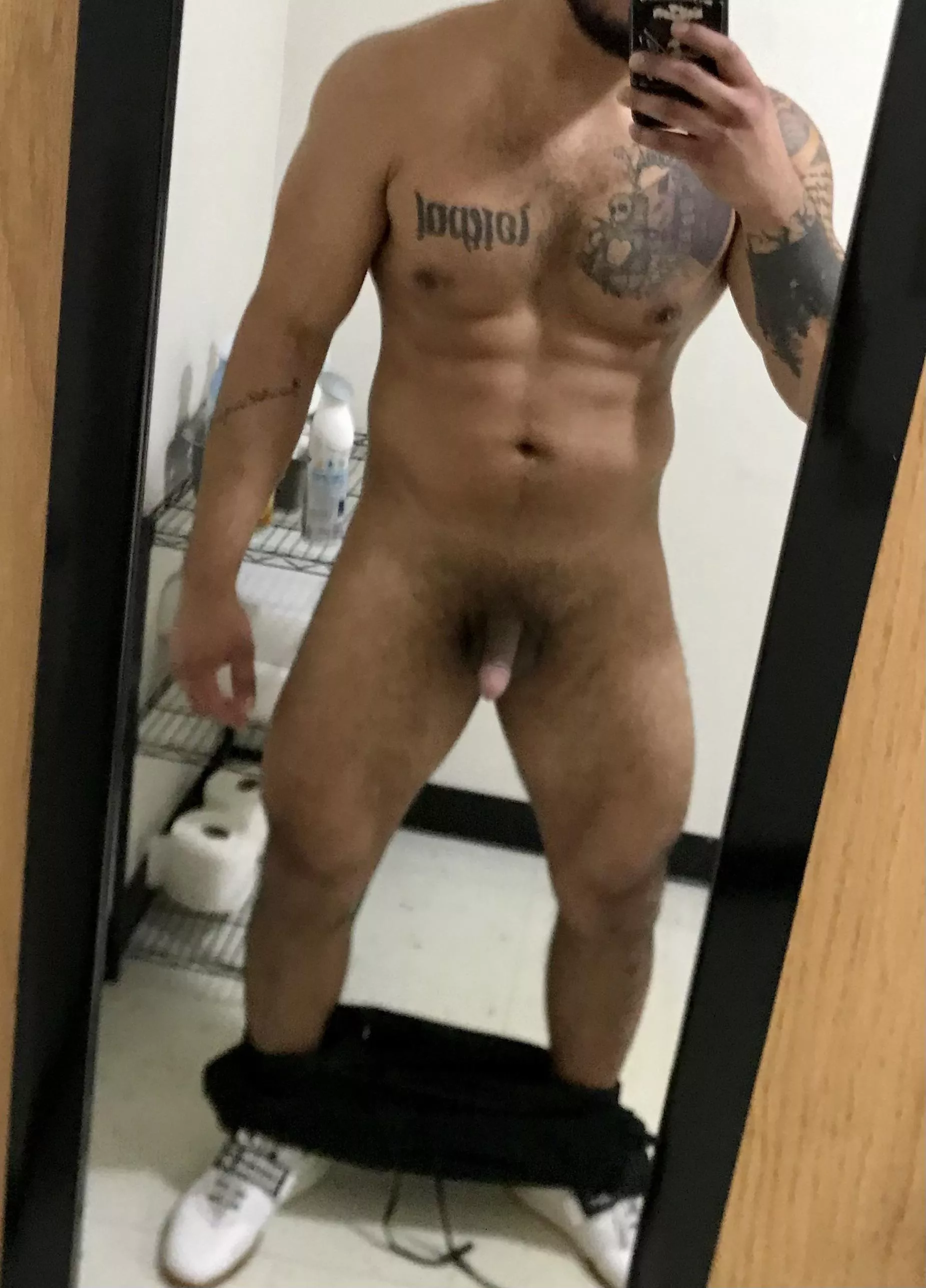 Mid workout… who wants to make it hard with cardio after?