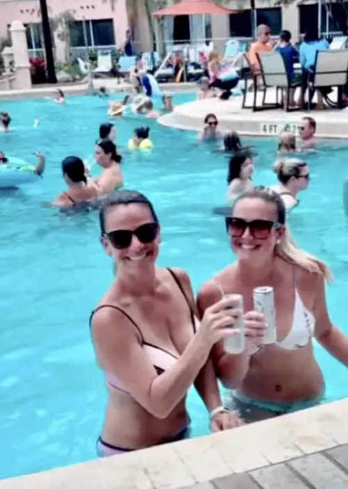 MILF and daughter. Which suit you peeling off first?