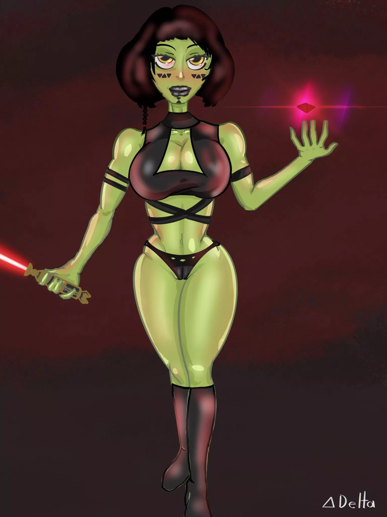 Mirialan Dark Disciple OC [by me]