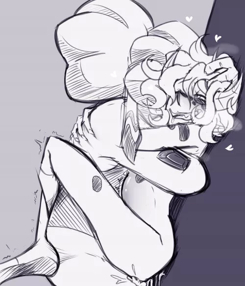 [M/M] Intimately Hugging Against a Wall (Art by me)
