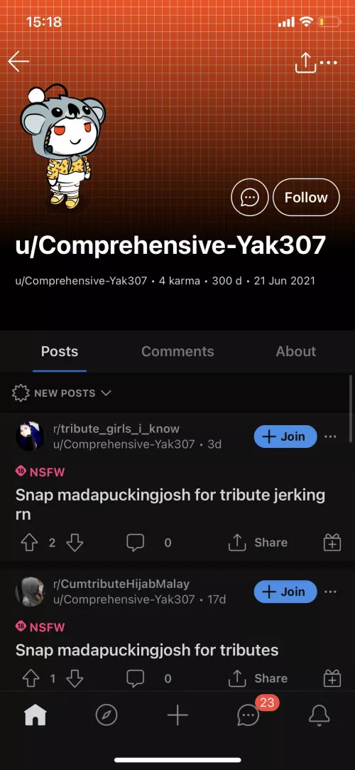 Mods doing nothing so just be careful or this weirdo