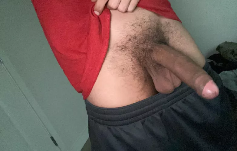 Morning wood feeling heavy