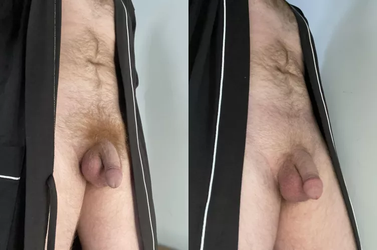 My bf trimmed his pubes the other day. Do you prefer before or after?