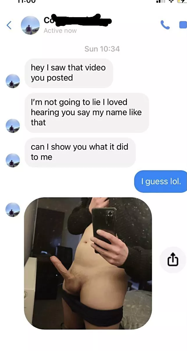 My brother confessed that he’s subscribed to my OnlyFans. I posted a hot video and mentioned his name in it and this was his response.