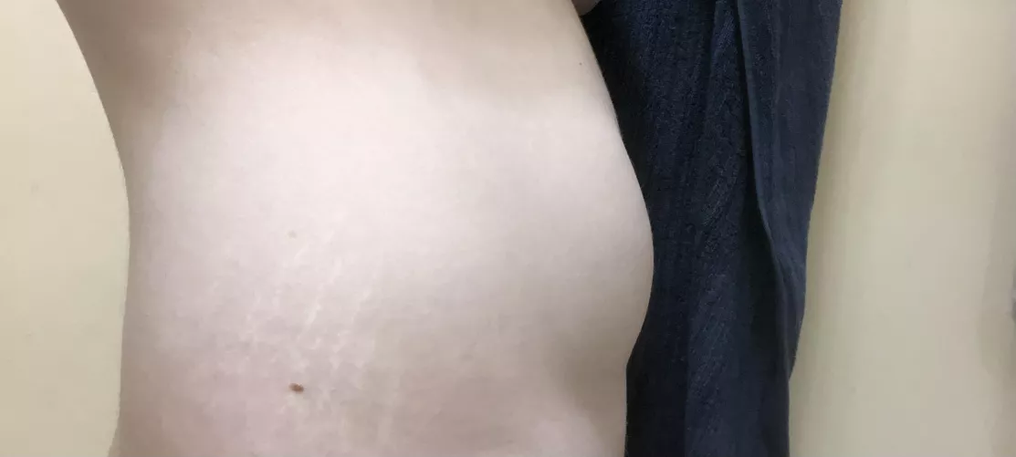 My bump is coming! Subscribe to my OnlyFans if you want to watch it grow with me 😘😘