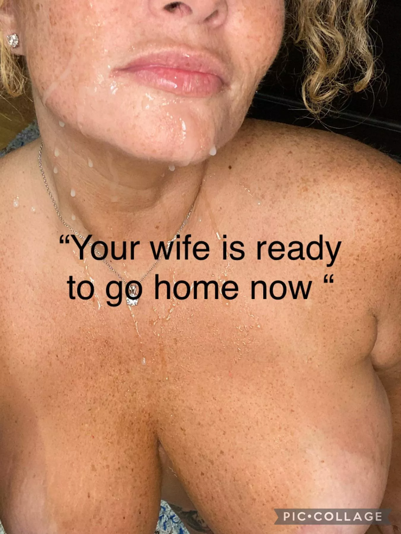 My cuck waits in the corner until my bull is finished with me “