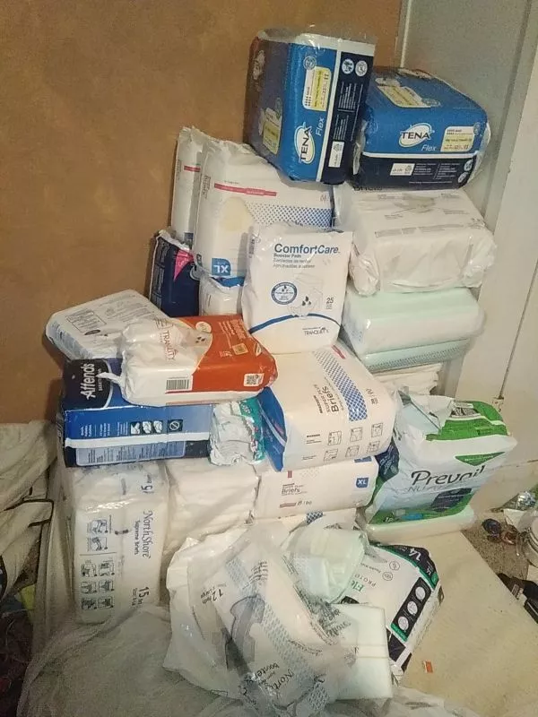 my diaper collection but fades everyday