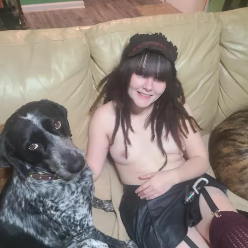 My dog does not approve lol🥰