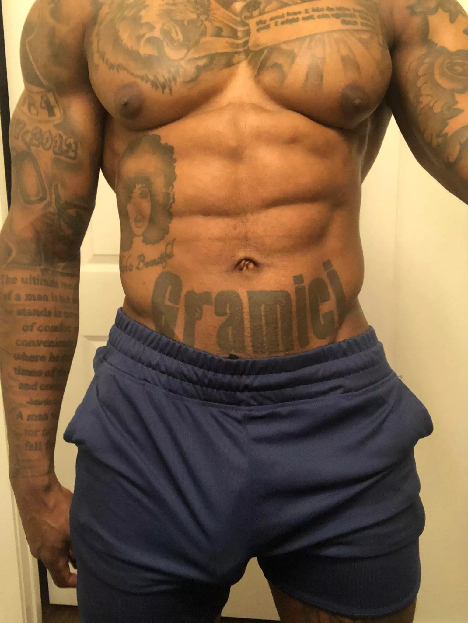 My favorite shorts. DM me to see what’s underneath