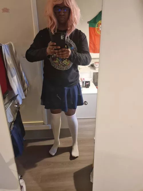 My first actual attempt at being a femboy 😂😂😂