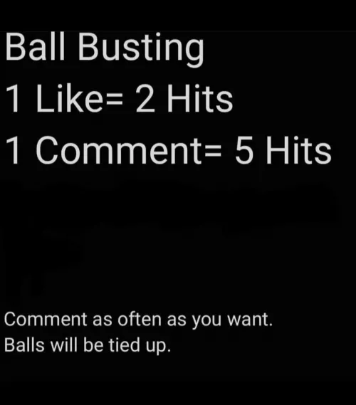 My first ballbusting