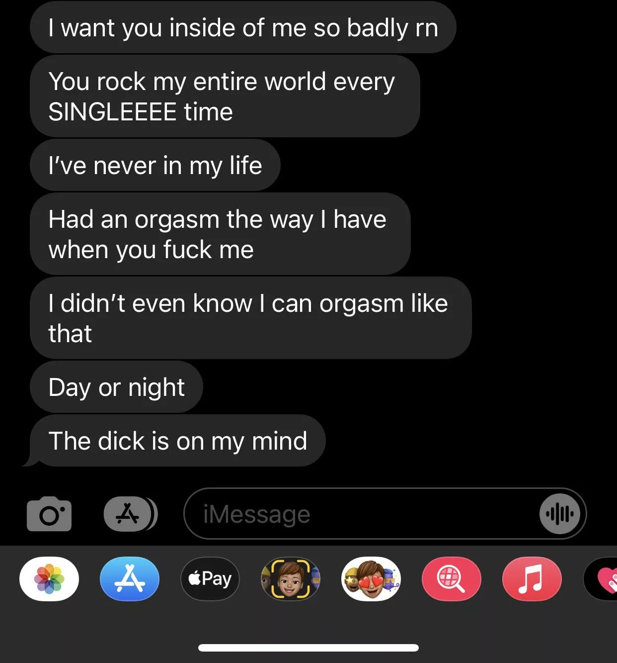 My first time having sex with someone else’s wife, this is what she texted me the next day.