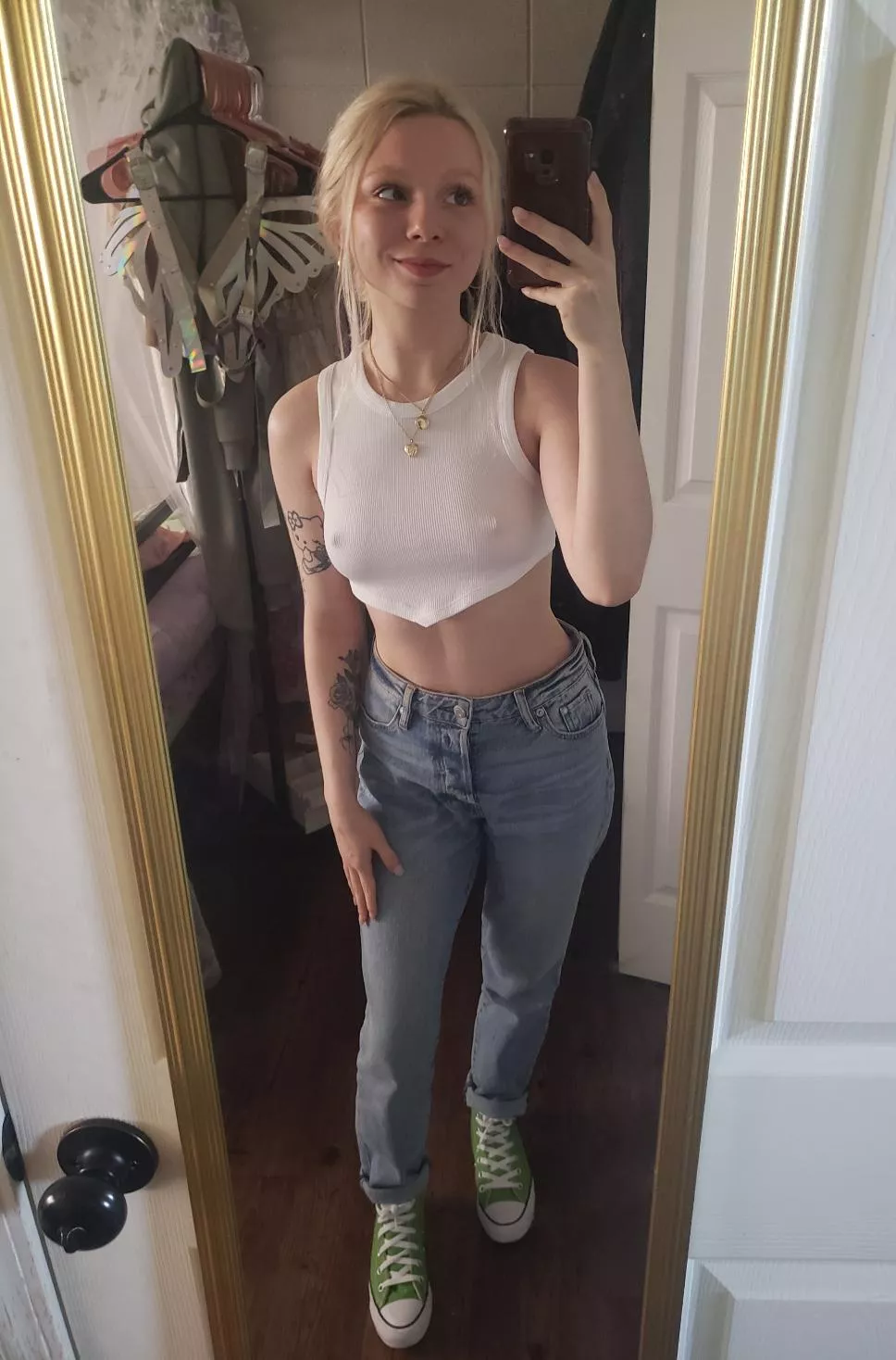 My hard nipples are an essential part of my outfit