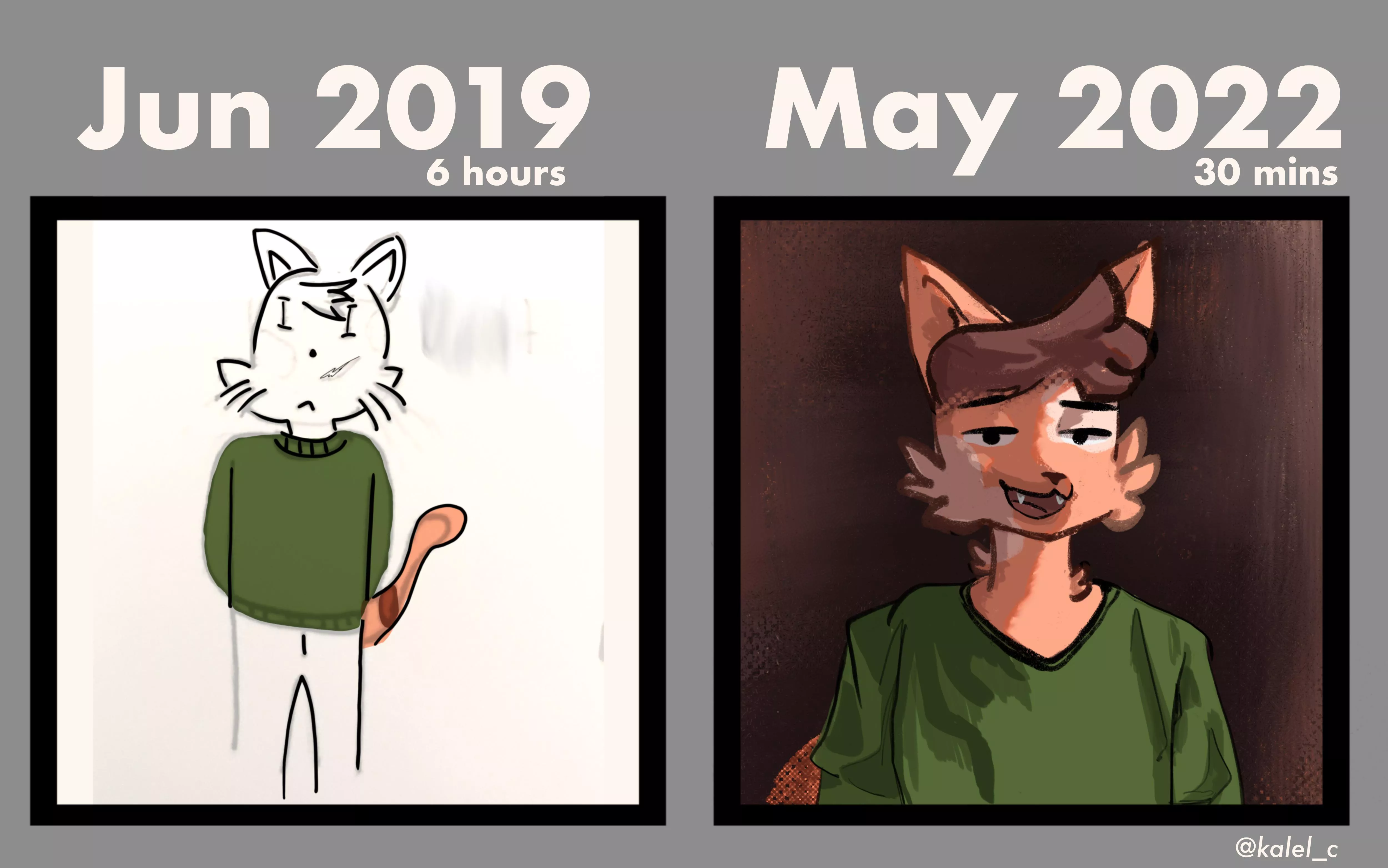 my improvement so far…