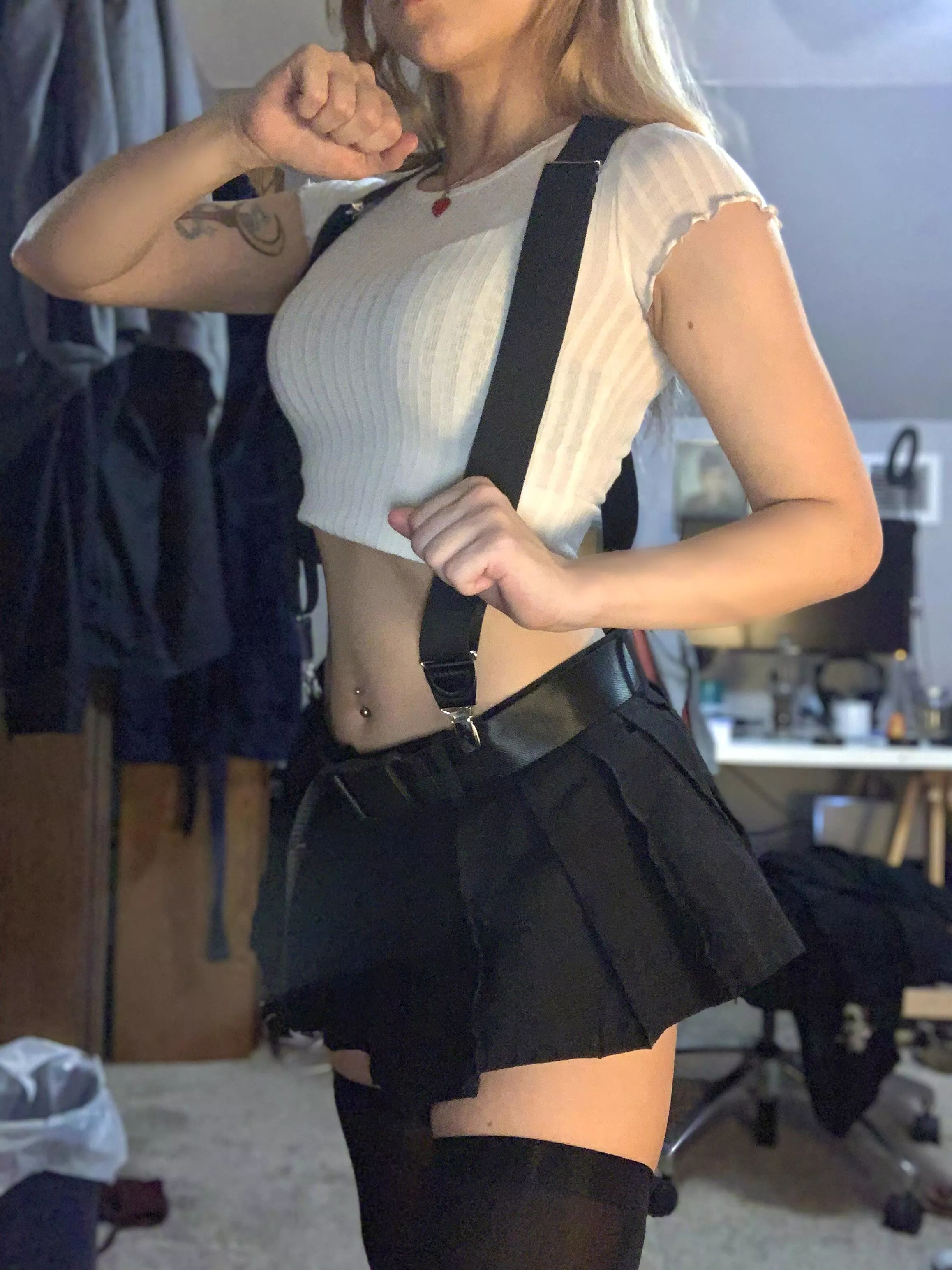 My low effort Tifa cosplay lol
