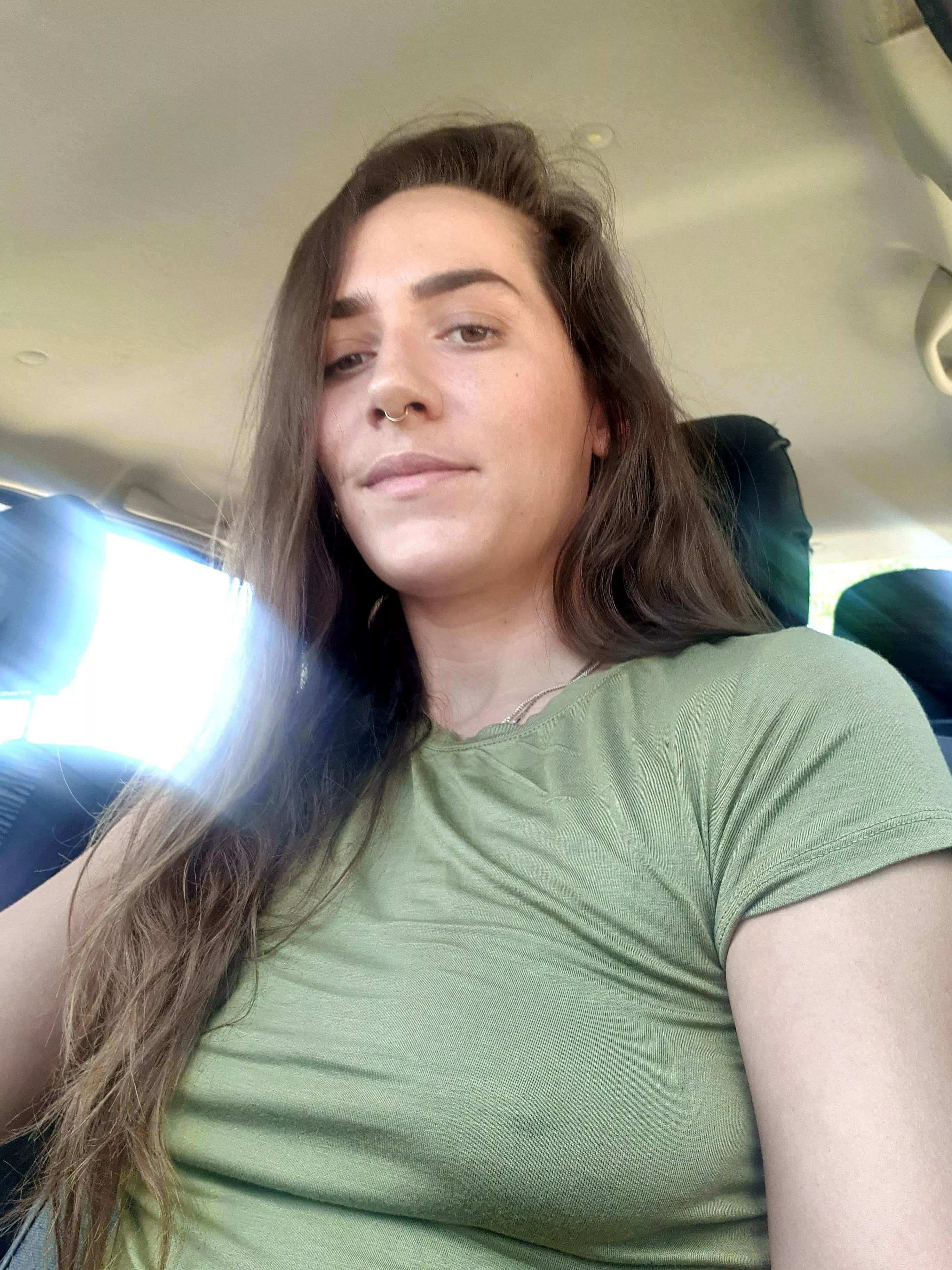 My man loves it when I go everywhere without a bra.