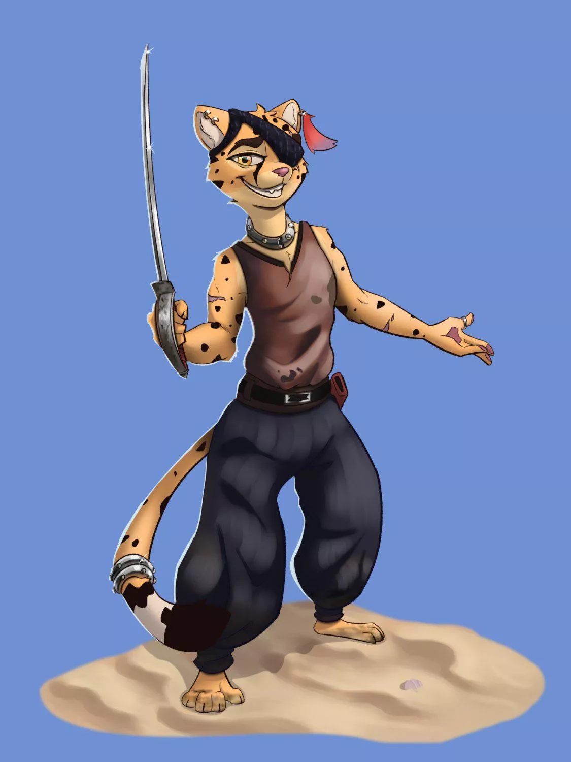 My new pirate character :) ~ Art by me 🍪