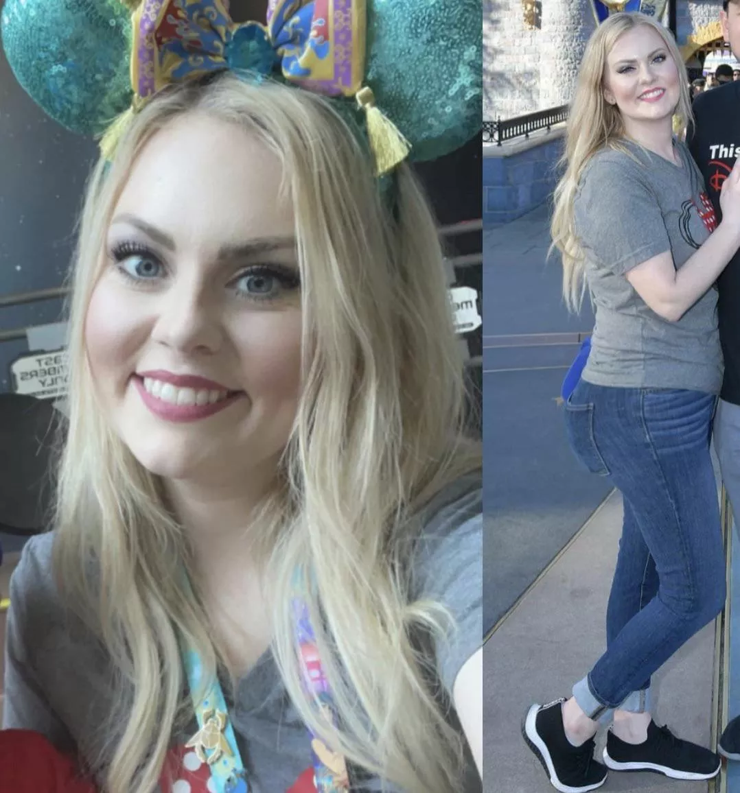 My petite blonde wife. She’s a 27 year old Milf. She’s also only 5’2. Be honest and tell me what your dirty minds think of her?