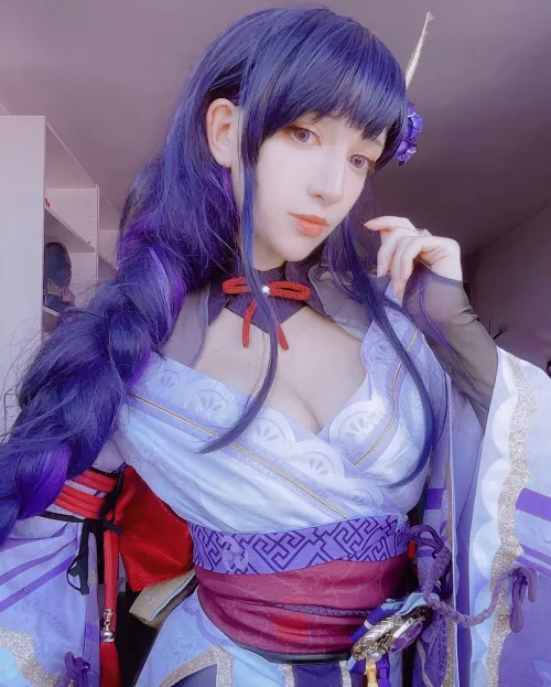 My Raiden Shogun cosplay from Genshin Impact 💜 Wish you all a great weekend!