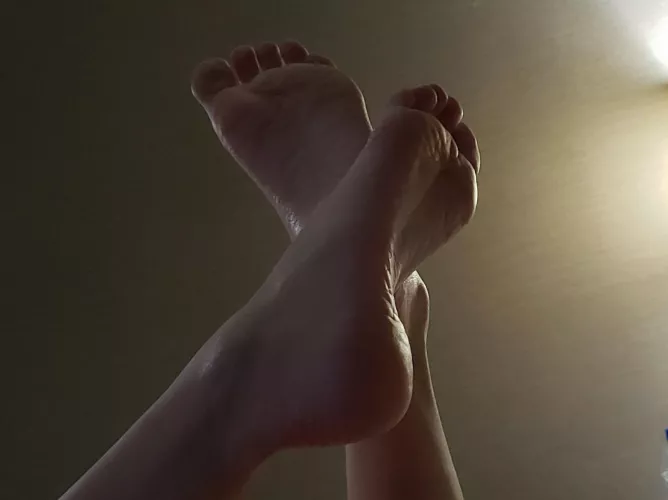 My soles were extremely sweaty after getting completely devoured😈