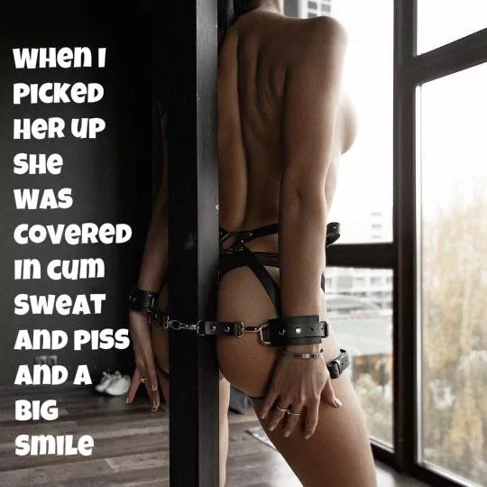 My wife had a fantasy of being tied up naked in a condo for sale and having “open house” signs all over the area. So we did it….