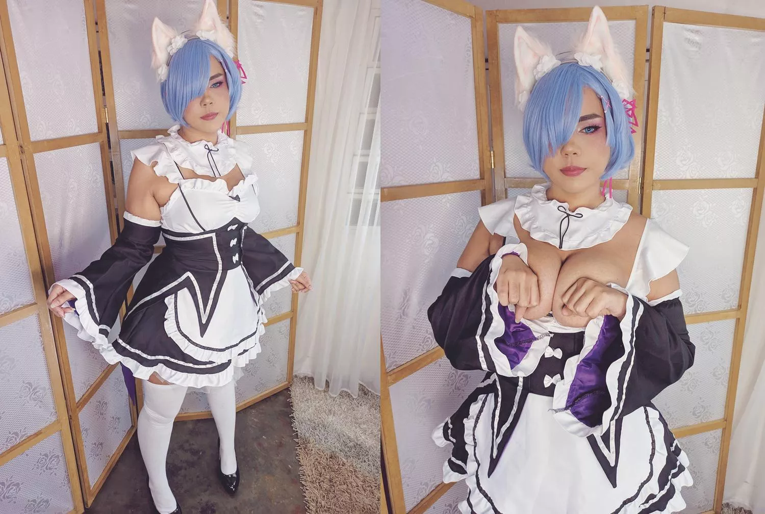 Neko Rem! by mariigabiicosplay