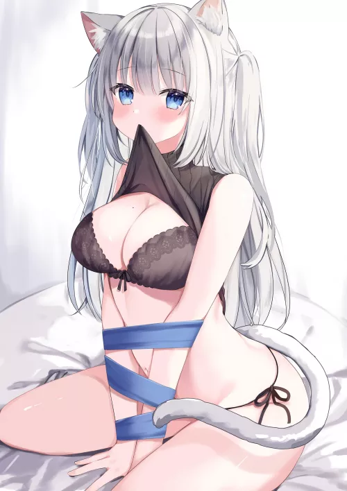 Neko tied up