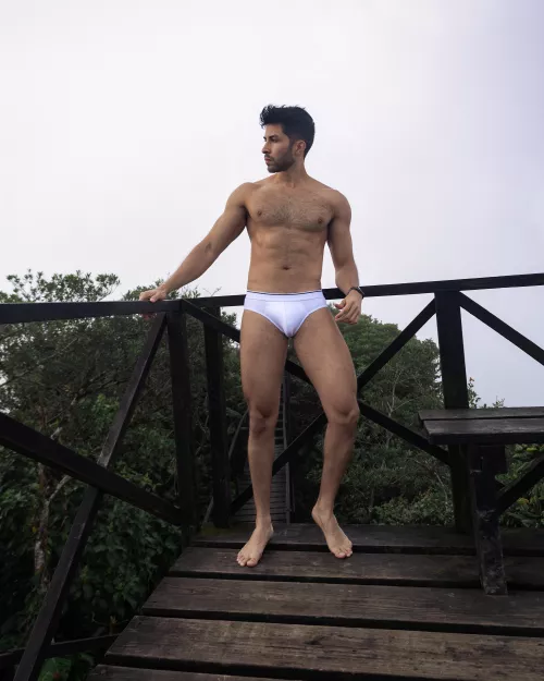 Never be in hurry; do everything quietly and in a calm spirit 😌 loving this white briefs