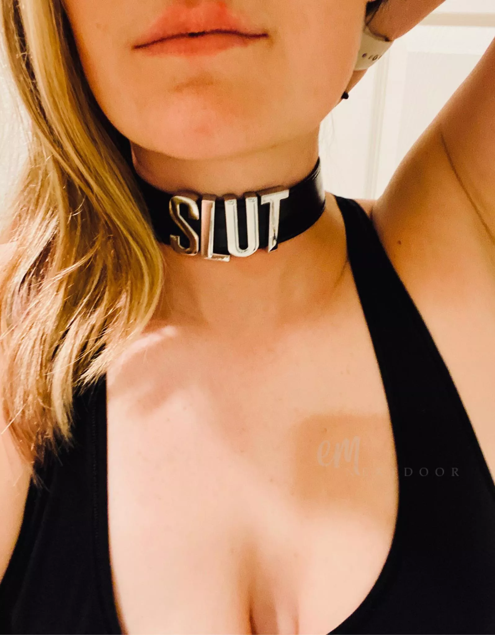 New collar from Daddy 🖤
