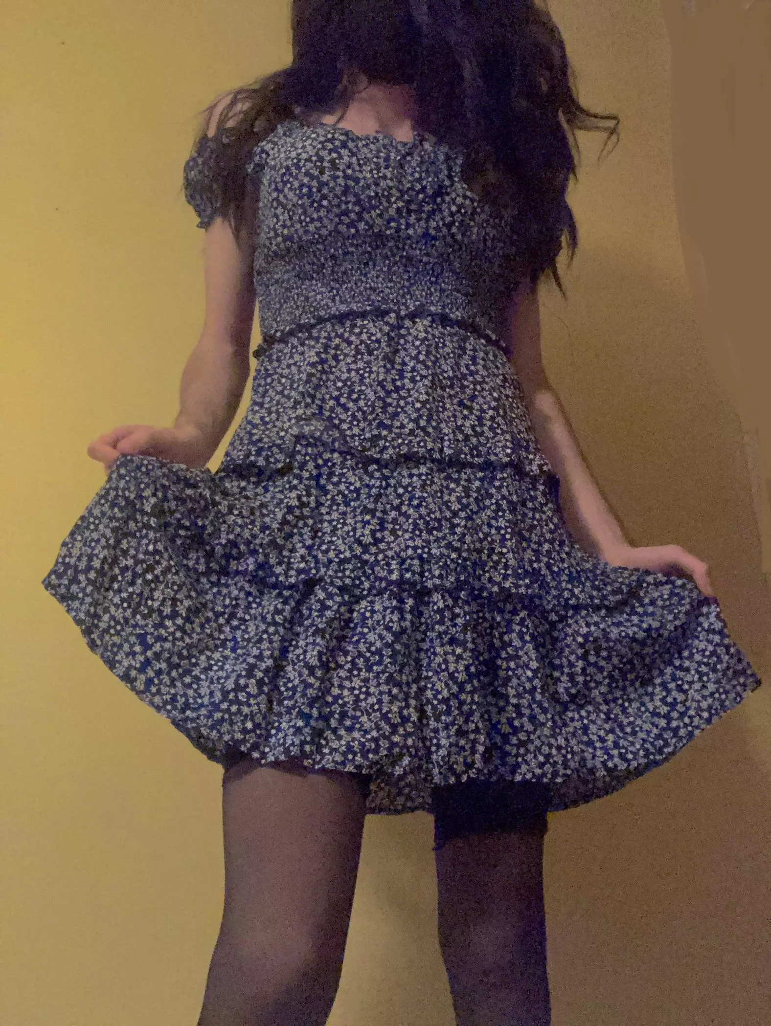 New dress. What do you think? I know I need to work on my poses
