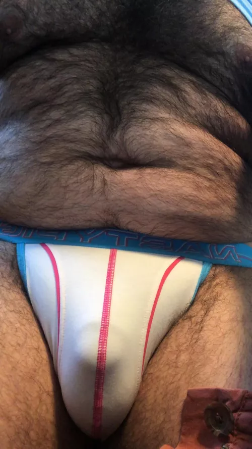 New jock. Warm out today so breaking it in and getting sweaty