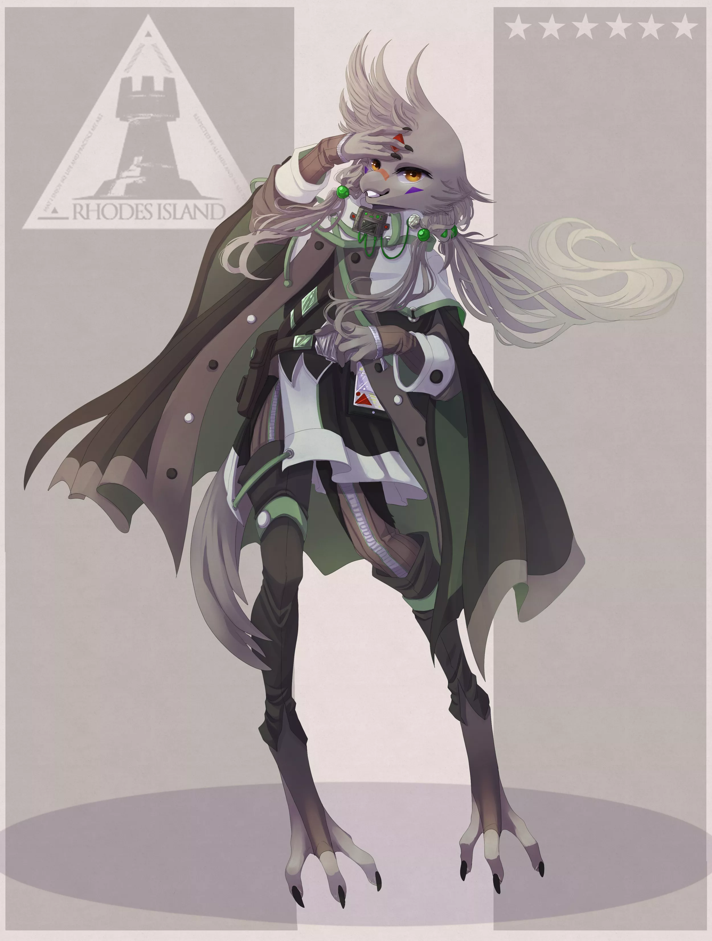 New operator just dropped, commission for Kareesbhareska on twitter (art by me, @/ayleendeer)