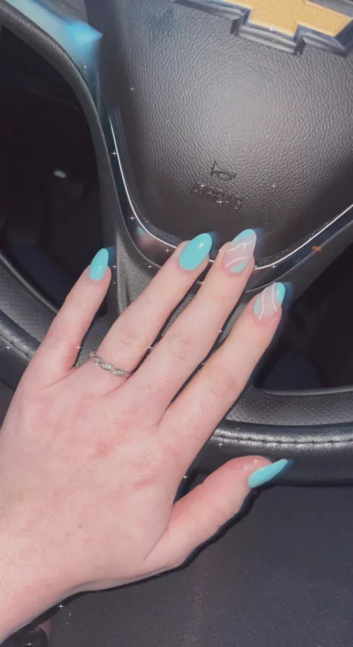 New set of nails 💙