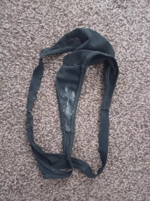Nice pussy stained thong