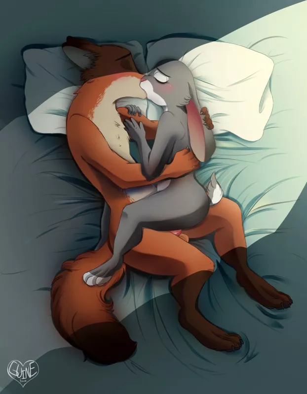 Nick and Judy doing what they do best. (Guinefurrie)