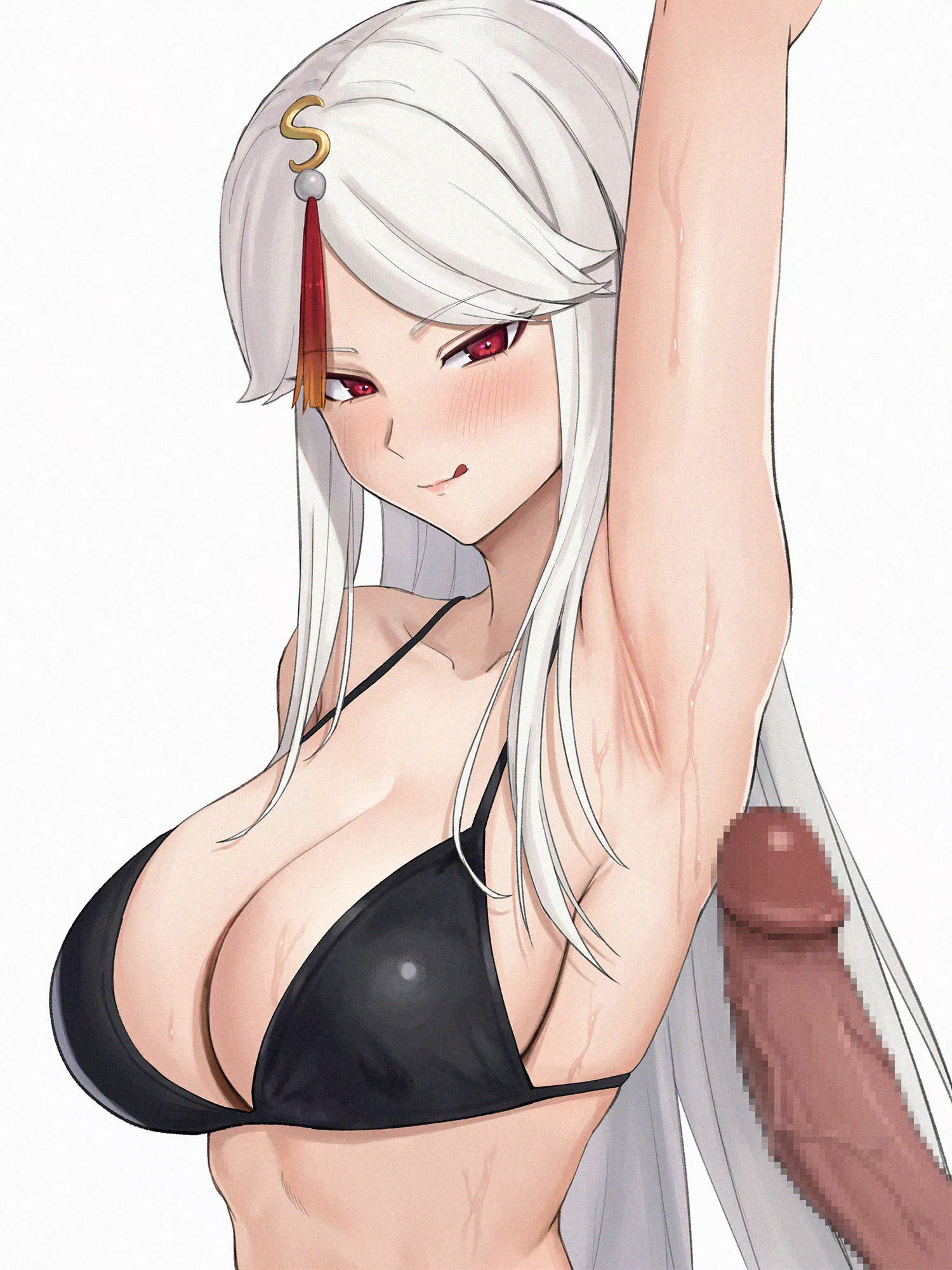 Ninnguang's naughty stare and her fuckable armpits 🤤 (Genshin Impact) [SP]