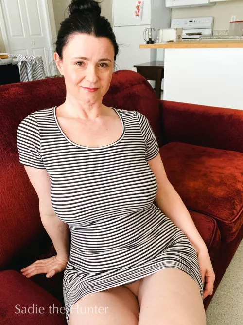 No bra, no panties. I cause a ruckus when I go out in this 😈