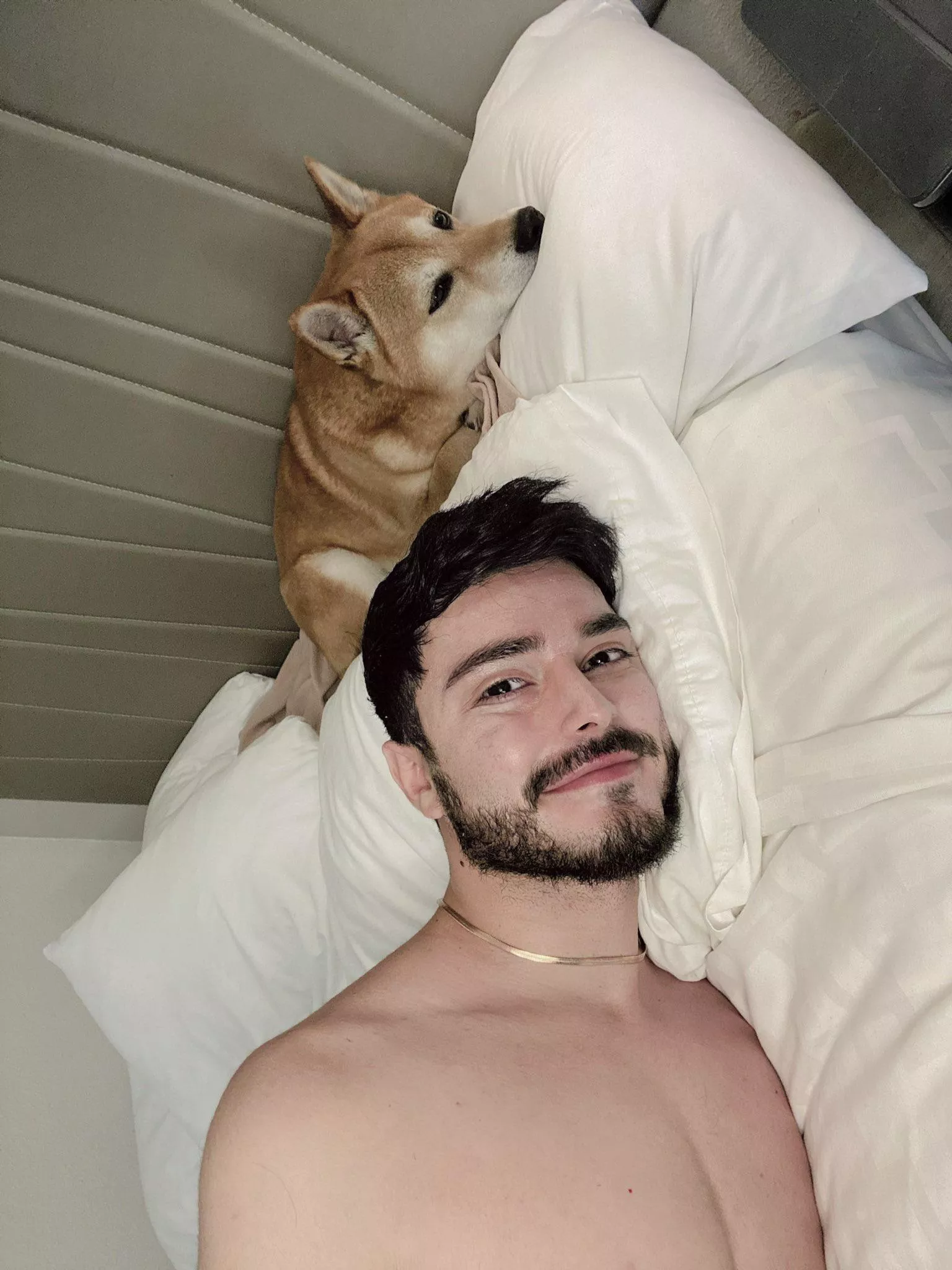 No cuddles for me 🥰