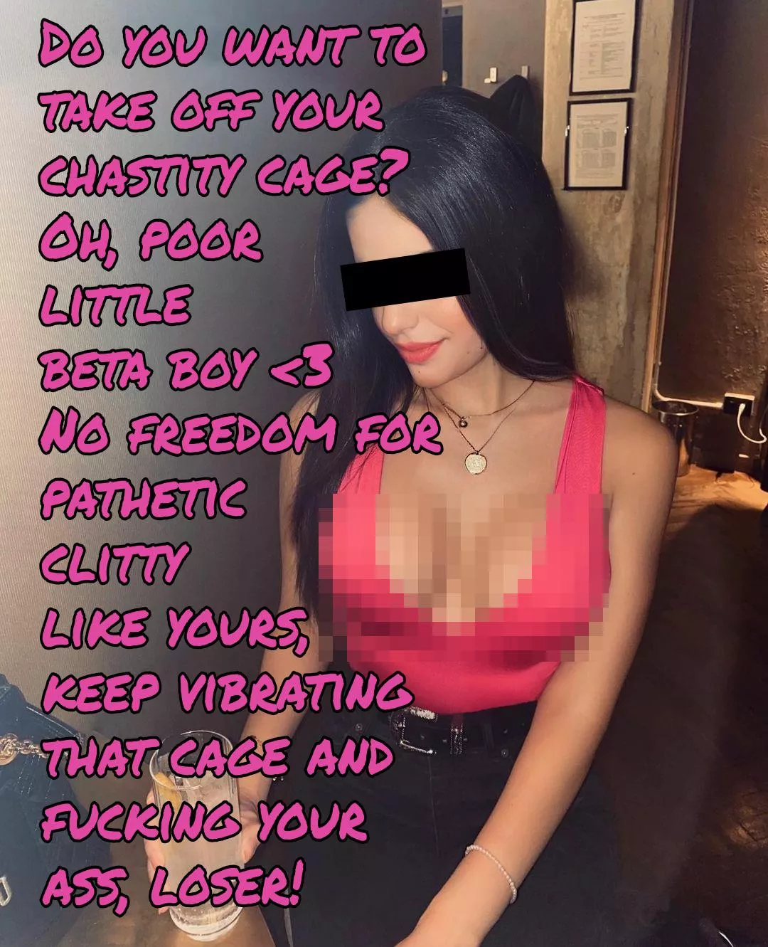 No freedom for little beta dicks