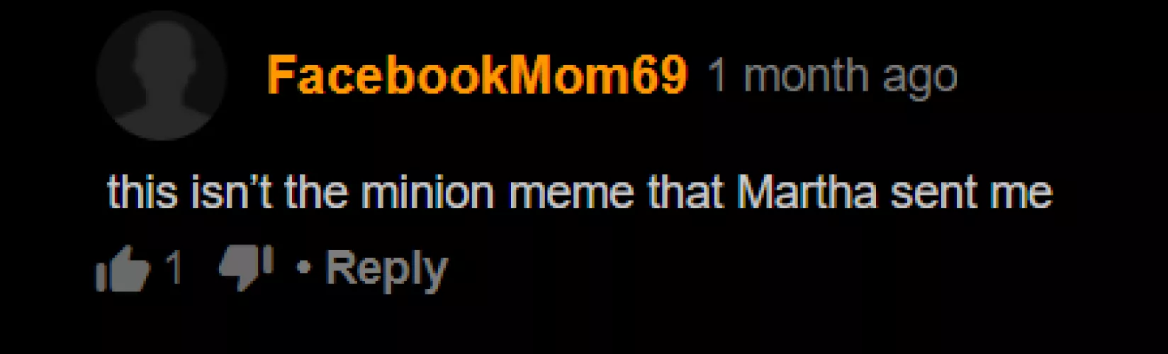 no it is indeed not the meme martha sent you