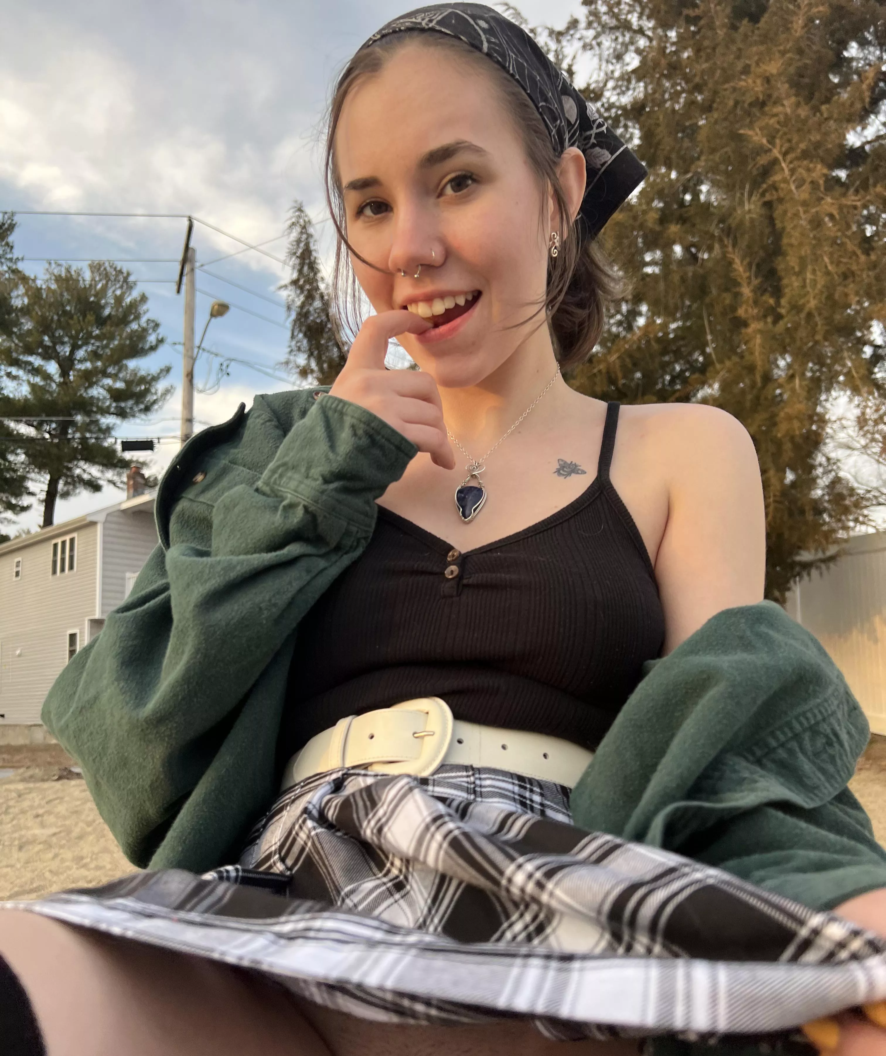 no panties, no bra, all smiles