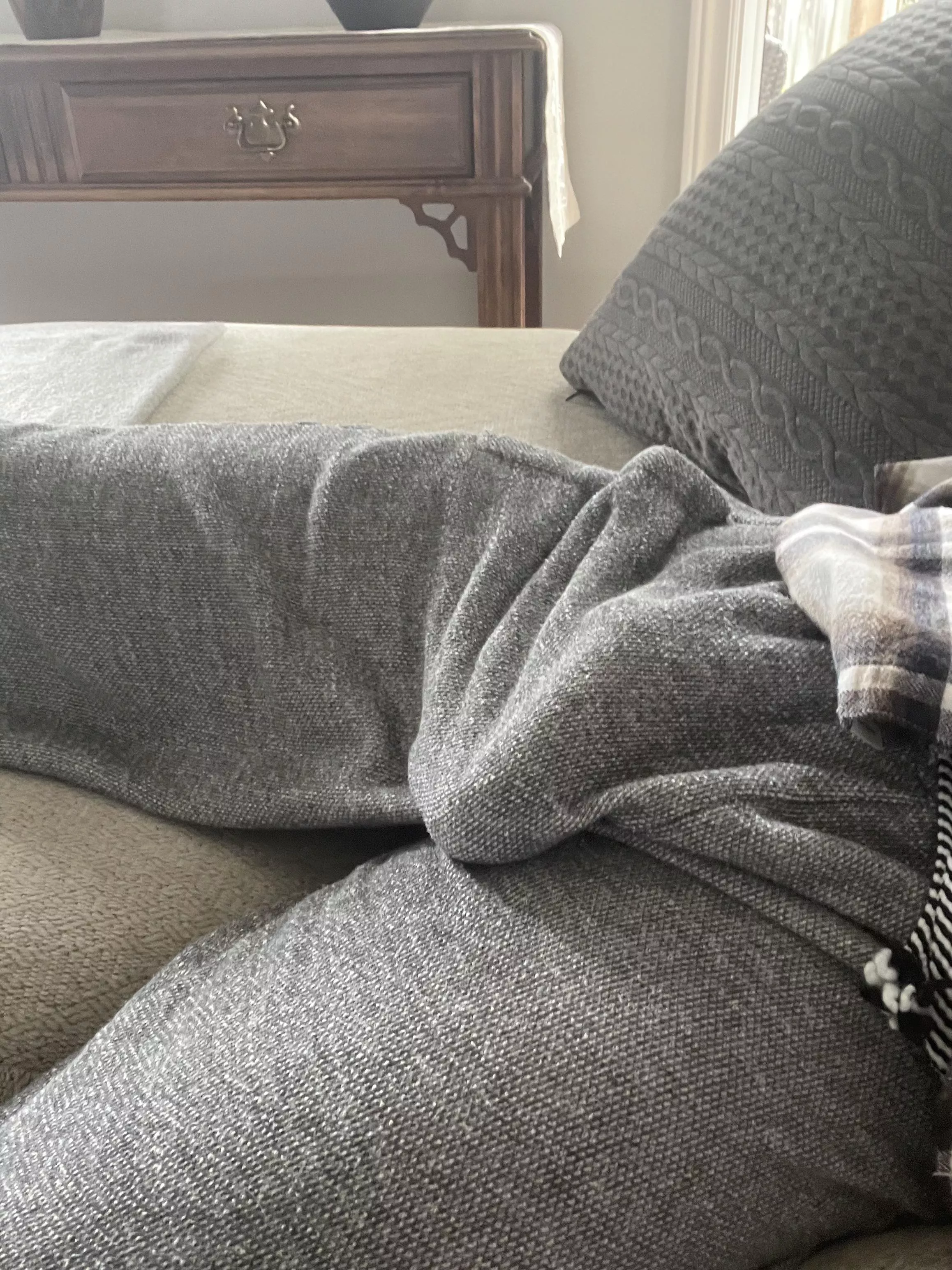 No wonder girls always ask for me to wear my grey sweats