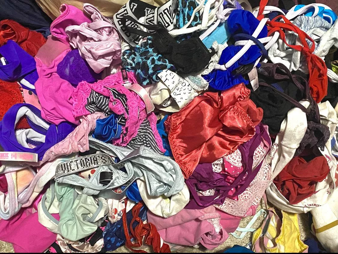 Not all of the panty collection but some of them. Some are specifically and routinely cummed in.