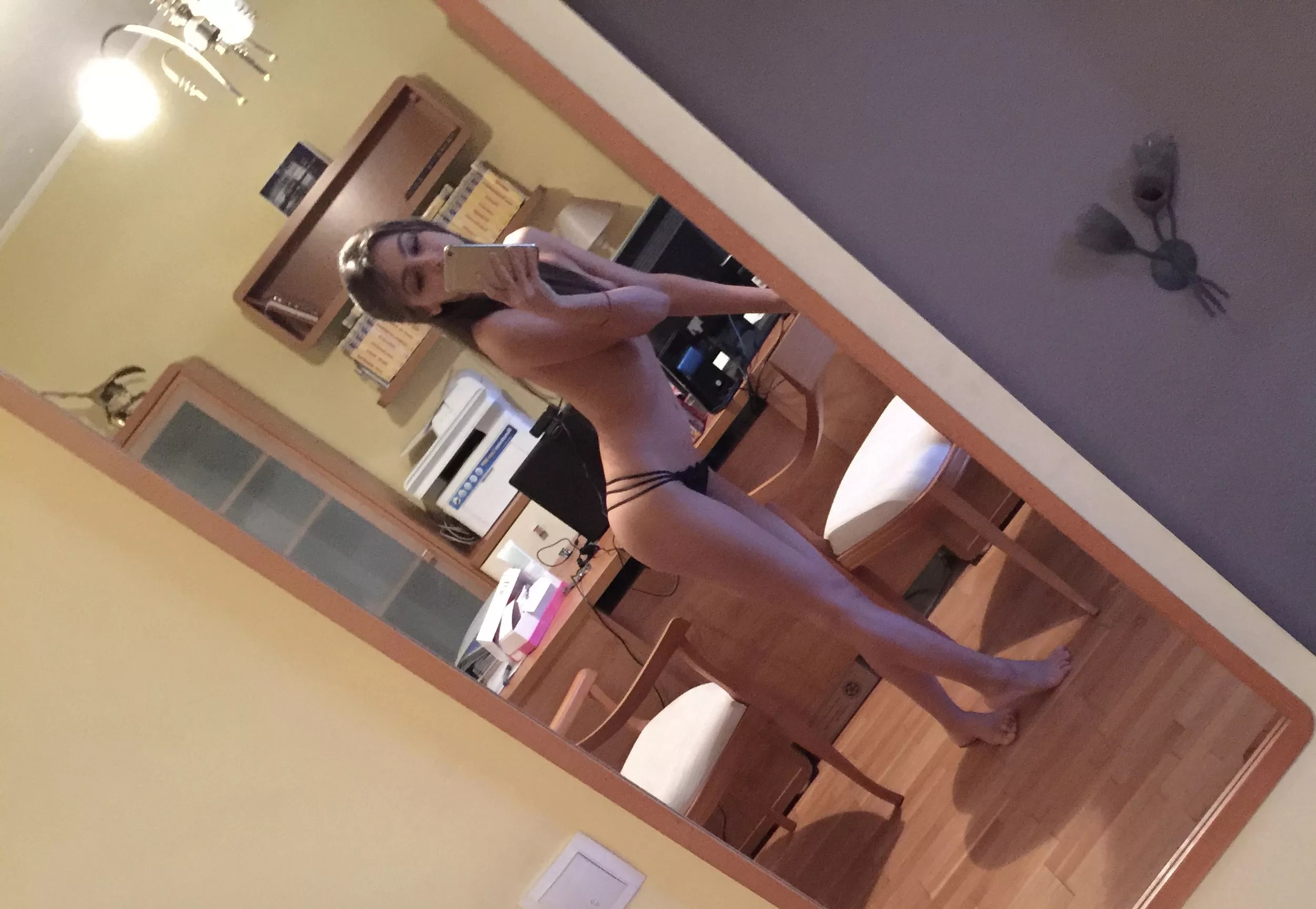 Not even a single word to my boss about what you've seen please! [f]