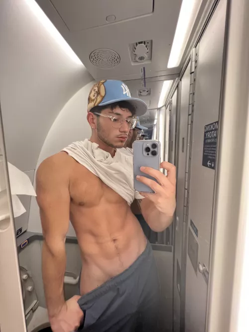 Not in the airplane 🤣