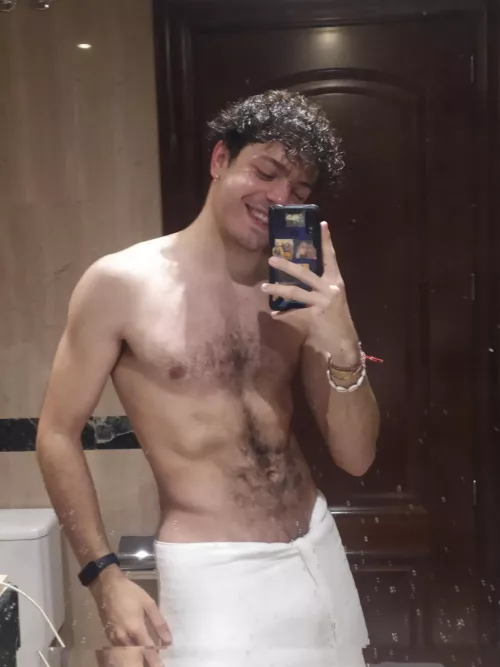 Not super hairy, but this is me ☺️