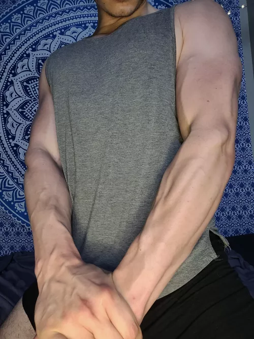 Not sure which part of me is more veiny